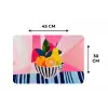 Fruit - Abstracte achtergrond - Roze Placemat vinyl groot -specs