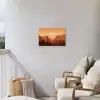 Landschap - Woestijn - Cactussen - Zon Tuinposter op houten frame 2 cm dik klein -sfeer1