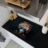 Hout - Vaas - Kleuren - Bloemen Inductie beschemer met haakjes klein -sfeer1