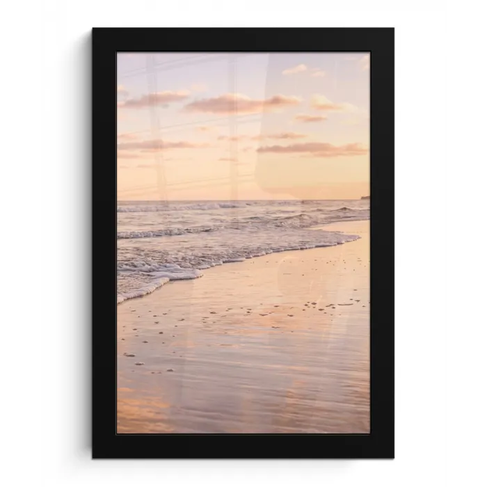 Strand - Branding - Wolken fotolijst zwart zonder passe partout klein -3d