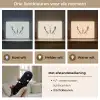 Vlinder - Minimalistisch - Pastel - Stippen Light Box met batterij (Wandlamp kind) middel -USP_lichtkleurNL