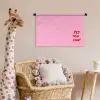 Yes you can do it - Rood - Roze Wandkleed katoen klein -wsfeer5_kind