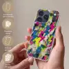 Bliksemschichten - Patroon - Marmer - Kleuren Telefoonhoesje iPhone 17 Pro klein -sfeer3_NL