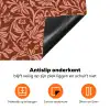 Bloemen - Print - Roze Inductie beschermer vinyl 3mm klein 276 -zzzzzzz-td-onderkant