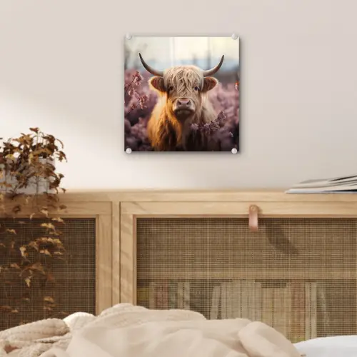 Schotse hooglander - Lente - Hooglanden plexiglas 5mm klein -sfeer4