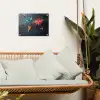 Wereldkaart - Edelstenen - Regenboog - Ruw tuinposter los doek klein -sfeer7