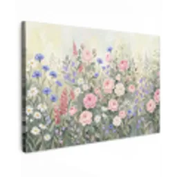 Bloemen - Tuin - Natuur - Kleurrijk canvas 2cm klein -z3d