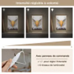 Amerikaans - Zeearend - Portret - Geel Light Box met kabel (Kinderlampje) klein -USP_dimbaarFR