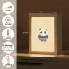 Panda - Beige - Minimalistisch Light Box met kabel klein -USP_NL