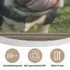 Doorkijk - Koe - Weiland - Dieren - Natuur Akoestische PET Vilt - Rond klein -closeup_NL