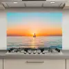 Zee - Zeilboot - Zonsondergang keuken achterwand spatscherm klein -3d_website