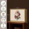 Boeket - Warme tinten - Elegant Light Box met batterij (Wandlamp) middel -USP_websiteoverzichtNL