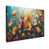 Watercolor - Bloemen - Kunst - Modern canvas 2cm klein -z3d