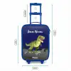 Tjibbe T-Rex Kinderkoffer - Blauw klein -productfoto_formaten