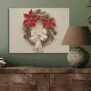 Deurkrans - Strik - Kerst - Rood - Groen PET vilt klein -sfeer2