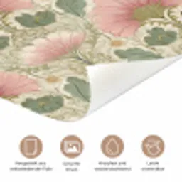 Klassiek - Patroon - Roze deurposter klein 289 -tcloseup_DE