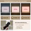 No rain no flowers - Minimalistisch - Roze - Bloem Light Box met batterij (Wandlamp) middel -USP_lichtkleurNL