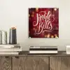 Jingle - Bells - Kerst - Rood plexiglas 5mm klein -sfeer1