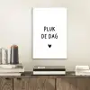 Spreuken - Pluk de dag - Quotes - Carpe diem aluminium wit klein -sfeer1
