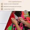 Vrouw - Microfoon - Neon keuken achterwand spatscherm klein -spatscherm_NL