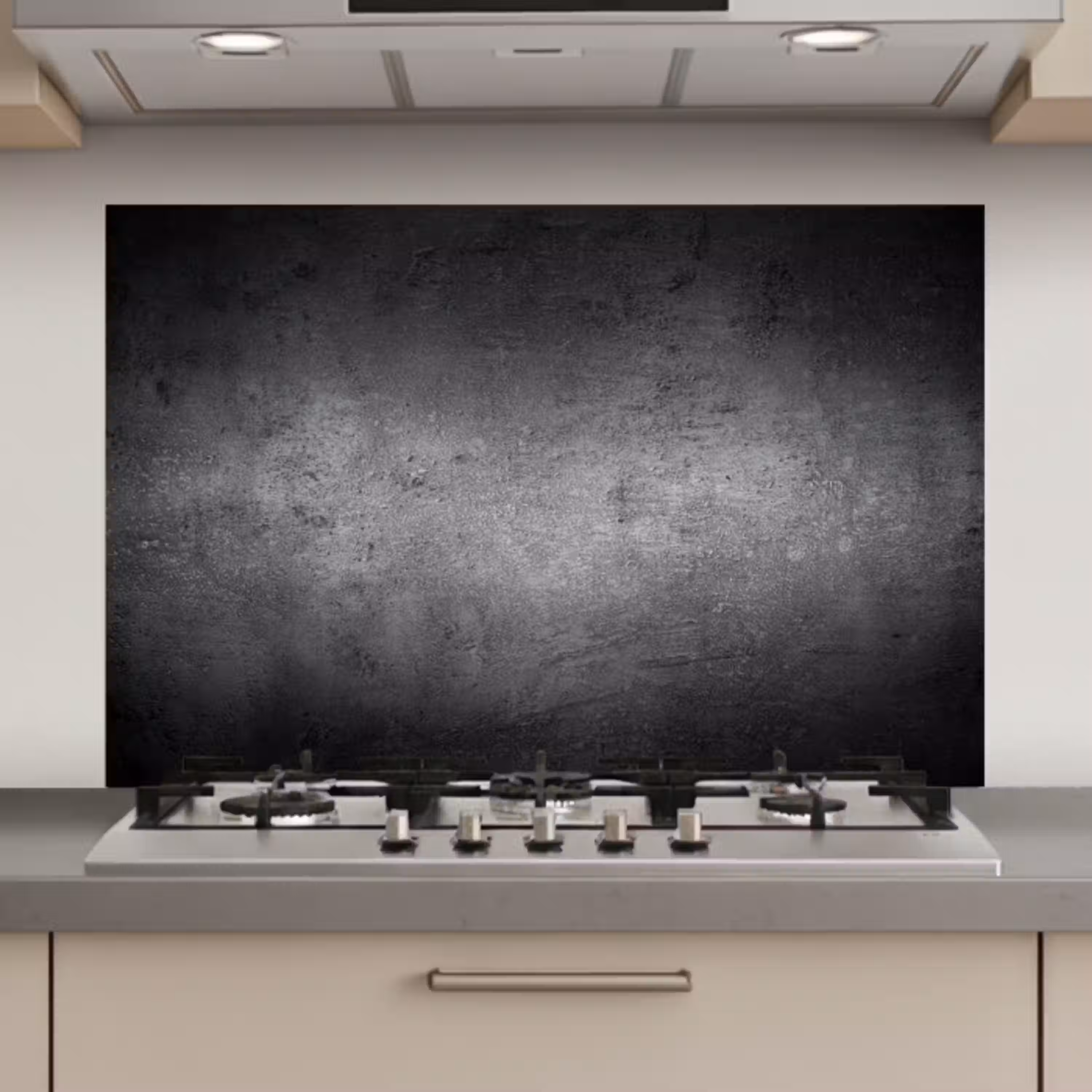 Beton - Grijs - Retro - Cement - Textuur keuken achterwand spatscherm klein -3d_website