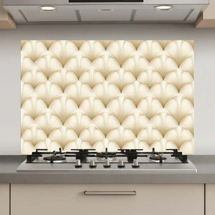 Waaier - Motief -  Goud keuken achterwand spatscherm klein 900 -3d_website