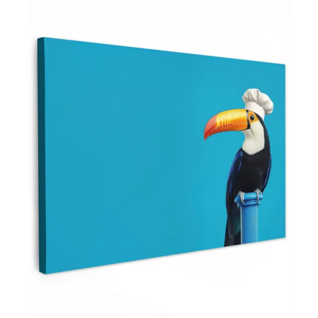tucan-3-2-gigapixel-standard-v2-6x Tuinposter op houten frame 2 cm dik klein -3d