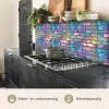 Gloed - Kleuren - Muur - Glans keuken achterwand 2 middel 871 -usp_NL