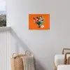 Kaartje - Boeket - Bloemen tuinposter los doek klein -sfeer8