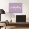Oh darling - Hart - Paars PET vilt klein -sfeer5