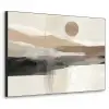 Minimalistisch - Landschap - Dimensie Textielframe zwart klein -3d
