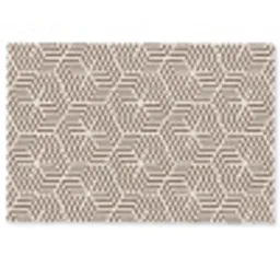 Beige - Bruin - Patroon - Strepen Deurmat klein 898 -zkaufland3d