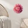 Dahlia - Bloem - Close up - Roze Wandcirkel behangsticker klein -sfeer4