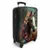 Koffer - Dieren - Paard - Natuur - Vlinder - Bloemen NBS - Handbagage koffer - Unisex middel -productfoto_3d