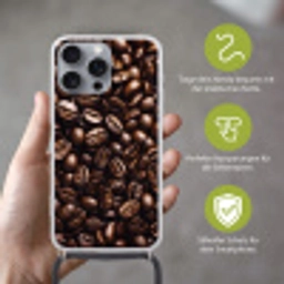 Bonen - Close-up - Donkerbruin Hoesje iPhone 16 Pro Max met koord klein -sfeer2_DE