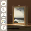 Zee - Rotsen - Storm Light Box met kabel (Tafellamp) klein -USP_NL