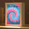 Spiraal - Roze - Blauw Light Box met kabel (Kinderlampje) klein -zzz_3d_website