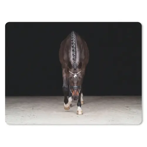 Paard - Modern - Portret muismat rubber klein -3d