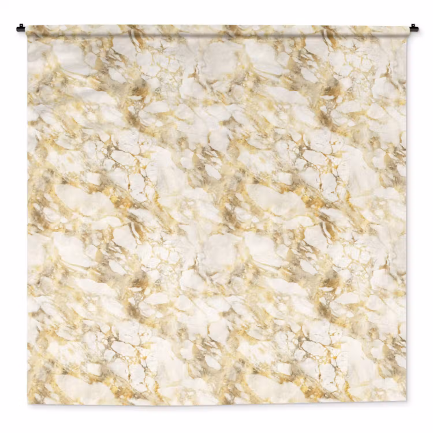 Wandkleed - Warm - Gouden - Marmer - Patroon