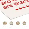 Quote - Sterren - Rood - Memories poster papier klein -closeup_NL