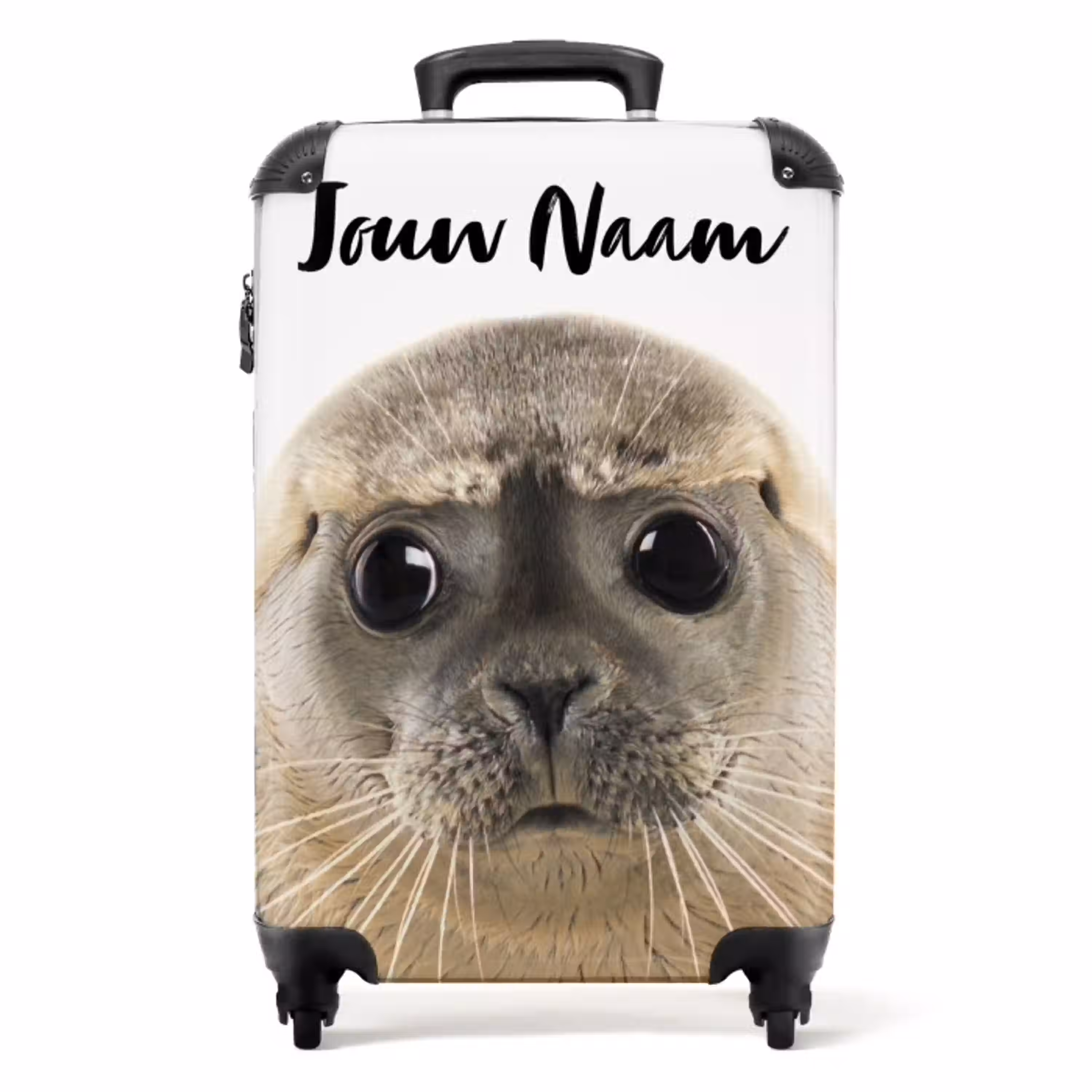 Zyon Zeehond NBS - Handbagage koffer - Kinderen Unisex middel -productfoto_recht