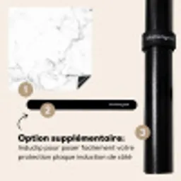 Klassieke Marmeren Eenvoud Inductie beschermer vinyl 3mm middel -zzzzzzz-induclip_FR