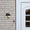 Luipaardprint met foto's - Klassiek Naambord Huisje klein -sfeer1