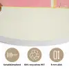 Ijskar - Retro - Softijsjes - Roze Akoestische PET Vilt - Rond klein -closeup_DE