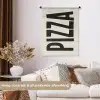 Pizza - Decoratie - Japandi - Vintage Wandkleed katoen klein -sfeer1