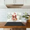 Kerstman- Winter - Sneeuw - Wit - Rood keuken achterwand spatscherm klein -sfeer2