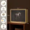 Krachtig - Paard - Donker Light Box met batterij (Wandlamp) middel -USP_websiteoverzichtNL
