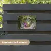 Bloemrijke tuinpoort tuinposter los doek klein -sfeer3