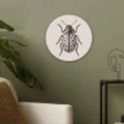 Kever - Insect - Vintage Akoestische PET Vilt - Rond klein -sfeer2