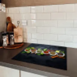 Kruiden - Specerijen - Betonlook - Stilleven Inductie beschermer vinyl 3mm middel -sfeer3